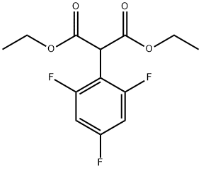 DIETHYL 2,4,6-TRIFLUOROPHENYL MALONATE Structural