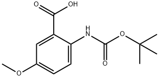 Benzoic acid, 2-[[(1,1-dimethylethoxy)carbonyl]amino]-5-methoxy- (9CI)