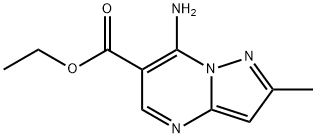ethyl 7-amino-2-methylpyrazolo[1,5-a]pyrimidine-6-carboxylate Structural