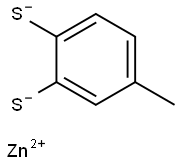 TOLUENE-3,4-DITHIOLATO ZINC Structural