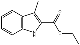 ETHYL3-METHYL-2-INDOLECARBOXYLATE Structural