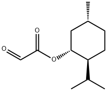 (1R)-(-)-Menthyl glyoxylate hydrate Structural