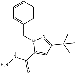 1-BENZYL-3-(TERT-BUTYL)-1H-PYRAZOLE-5-CARBOHYDRAZIDE Structural