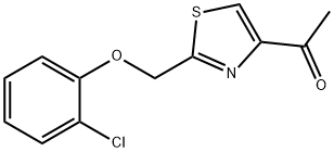 1-{2-[(2-CHLOROPHENOXY)METHYL]-1,3-THIAZOL-4-YL}ETHAN-1-ONE