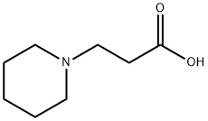 1-PIPERIDINEPROPIONIC ACID Structural