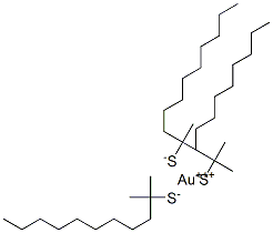 gold tert-dodecanethiolate Structural