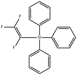 1,2,2-Trifluorovinyl-triphenylsilane Structural