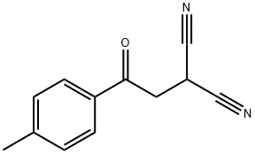 2-[2-(4-METHYLPHENYL)-2-OXOETHYL]MALONONITRILE Structural