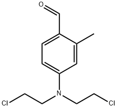 4-N,N-BIS(2-CHLOROETHYL)AMINO-2-TOLUALDEHYDE Structural