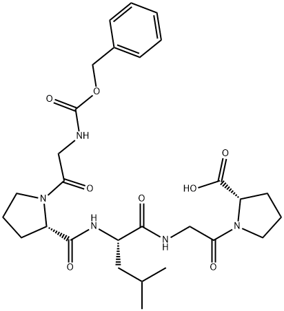 Z-GLY-PRO-LEU-GLY-PRO-OH Structural