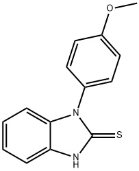 1-(4-METHOXY-PHENYL)-1H-BENZOIMIDAZOLE-2-THIOL Structural