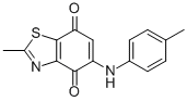 2-METHYL-5-[(4-METHYLPHENYL)AMINO]-4,7-BENZOTHIAZOLEDIONE