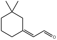 3,3-DIMETHYLCYCLOHEXYLIDENEACETALDEHYDE Structural