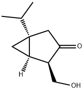 Bicyclo[3.1.0]hexan-3-one, 4-(hydroxymethyl)-1-(1-methylethyl)-, (1S,4R,5R)- (9CI) Structural
