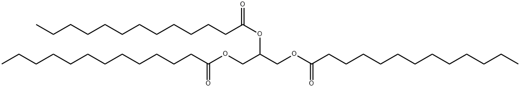 1,2,3-TRITRIDECANOYLGLYCEROL Structural