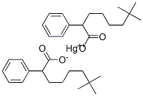 (neodecanoato-O)phenylmercury Structural