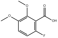 6-fluoro-2,3-diMethoxybenzoic acid Structural