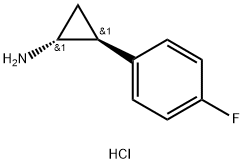 trans-[2-(4-Fluorophenyl)cyclopropyl]aMine Hydrochloride Structural