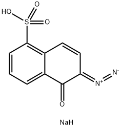 Sodium 2-diazo-1-naphthol-5-sulfonate Structural