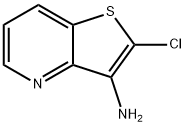 Thieno[3,2-b]pyridin-3-amine, 2-chloro- (9CI) Structural