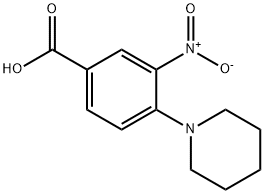 3-NITRO-4-PIPERIDIN-1-YLBENZOIC ACID Structural