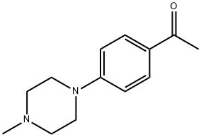 1-[4-(4-METHYLPIPERAZINO)PHENYL]-1-ETHANONE Structural