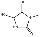 2-Imidazolidinethione,4,5-dihydroxy-1-methyl- Structural