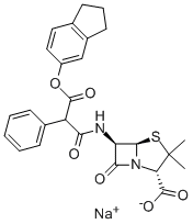 CARBENICILLIN INDANYL SODIUM Structural