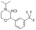 4-(isopropyl)-2-[3-(trifluoromethyl)phenyl]morpholine hydrochloride Structural