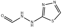 Hydrazinecarboxaldehyde,  2-(1,3,4-thiadiazol-2-yl)-  (9CI) Structural