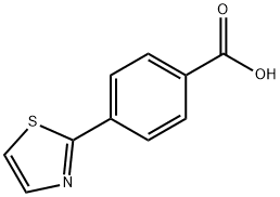 4-(1,3-THIAZOL-2-YL)BENZOIC ACID Structural