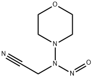 4-(N-CYANOMETHYL-N-NITROSO)AMINOMORPHOLINE Structural