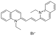 1,1'-DIETHYL-2,2'-CARBOCYANINE BROMIDE Structural