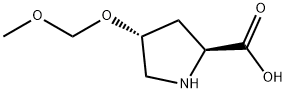 L-Proline, 4-(methoxymethoxy)-, (4R)- (9CI) Structural