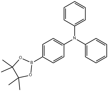 N,N-Diphenyl-4-(4,4,5,5-tetramethyl-1,3,2-dioxaborolan-2-yl)aniline Structural