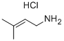 3-METHYL-2-BUTENE-1-AMINE HCL Structural