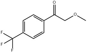 2-Methoxy-1-(4'-trifluoromethyl)phenylethanone Structural