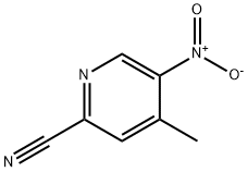 2-CYANO-4-METHYL-5-NITROPYRIDINE Structural