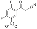 BENZENEPROPANENITRILE, 2,4-DIFLUORO-5-NITRO-B-OXO-