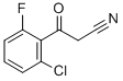 2-CHLORO-6-FLUOROBENZOYLACETONITRILE