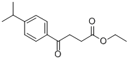 ETHYL 4-(4-ISOPROPYLPHENYL)-4-OXOBUTYRATE Structural