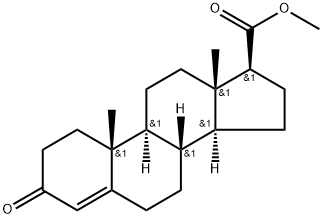 Methyl 3-oxo-4-androstene-17beta-carboxylate Structural