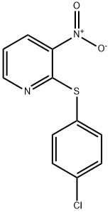 2-[(4-CHLOROPHENYL)THIO]-3-NITROPYRIDINE