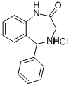 (R,S)-1,3,4,5-TETRAHYDRO-5-PHENYL-2H-1,4-BENZODIAZEPIN-2-ONE HYDROCHLORIDE