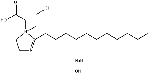 sodium 1-(carboxymethyl)-4,5-dihydro-1-(2-hydroxyethyl)-2-undecyl-1H-imidazolium hydroxide Structural