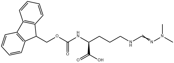 FMOC-ARG(ME2, ASYMMETRIC)-OH HCL Structural