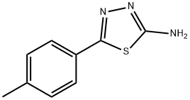 2-AMINO-5-(4-METHYLPHENYL)-1 3 4-THIADI& Structural