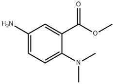 Benzoic acid, 5-amino-2-(dimethylamino)-, methyl ester (9CI) Structural