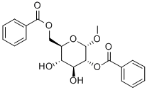 METHYL-2,6-DI-O-BENZOYL-ALPHA-D-GLUCOPYRANOSIDE Structural