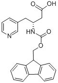 FMOC-(R)-3-AMINO-4-(3-PYRIDYL)-BUTYRIC ACID Structural